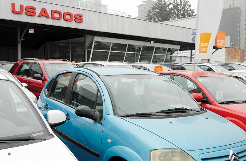 Bajó la comercializaron de vehículos usados